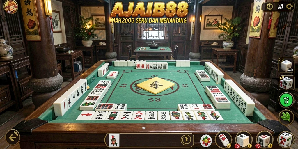Tampilan menarik gameplay Mahjong yang mendebarkan.
