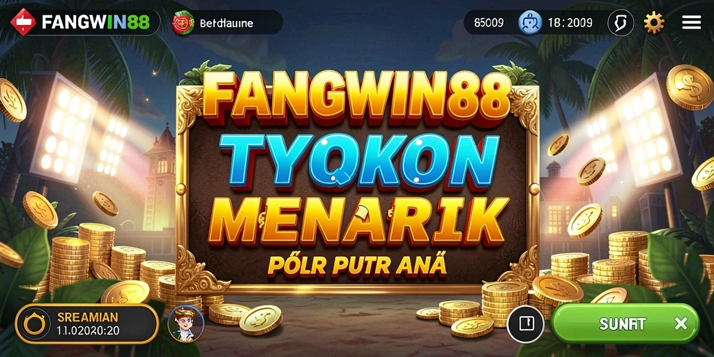 Screenshot gameplay <strong>FANGWIN88</strong> menampilkan keseruan mengelola bisnis.
