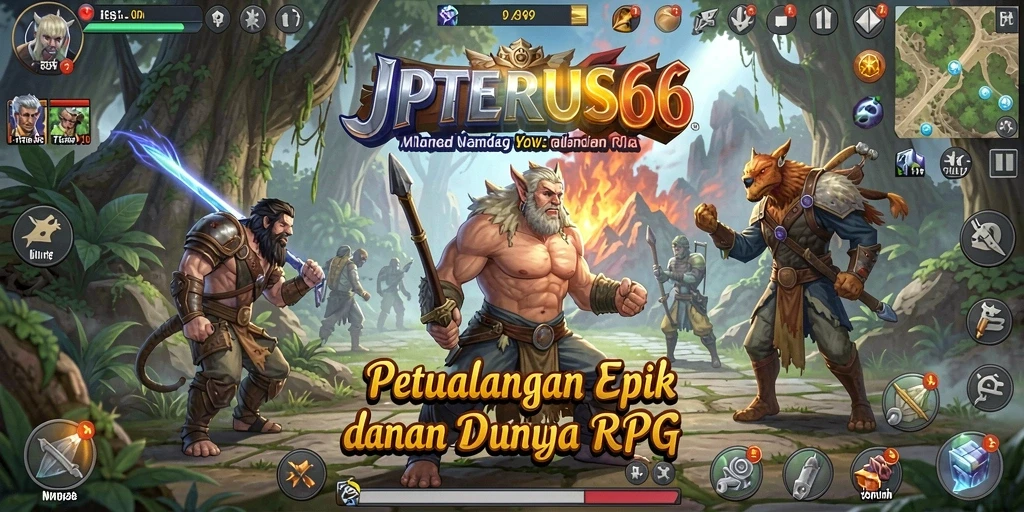 Tampilan gameplay seru di dunia RPG JPTERUS66.