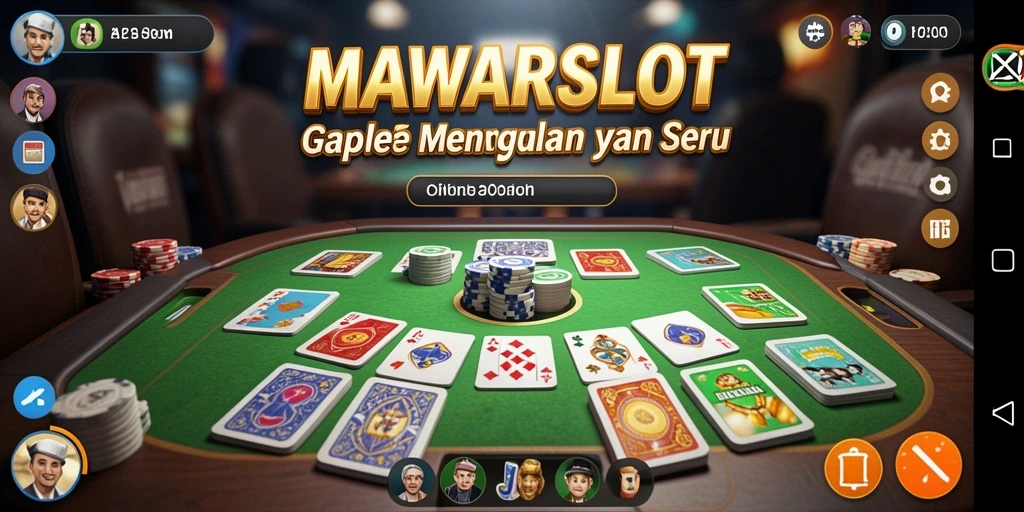 Screenshot gameplay MAWARSLOT yang menunjukkan aksi seru permainan Gaple.