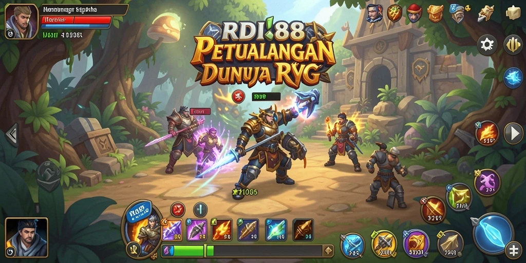 Screenshot menampilkan aksi pertarungan seru di RDI88.