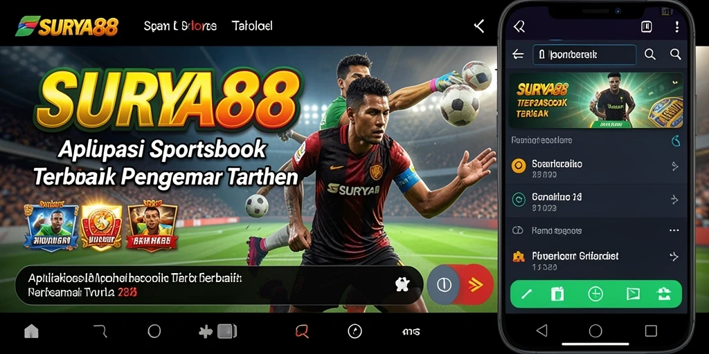 Tampilan seru dari gameplay taruhan Sportsbook di SURYA88.